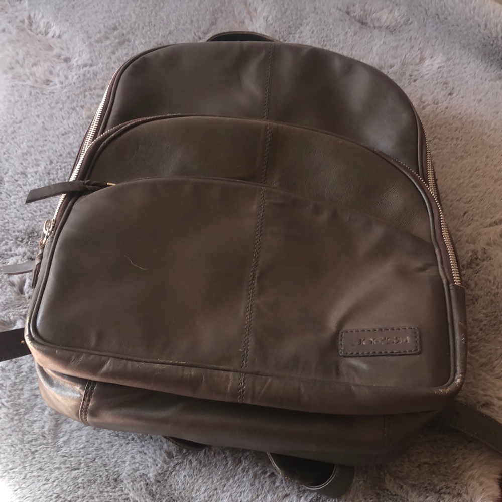 Joe’s Brown leather backpack